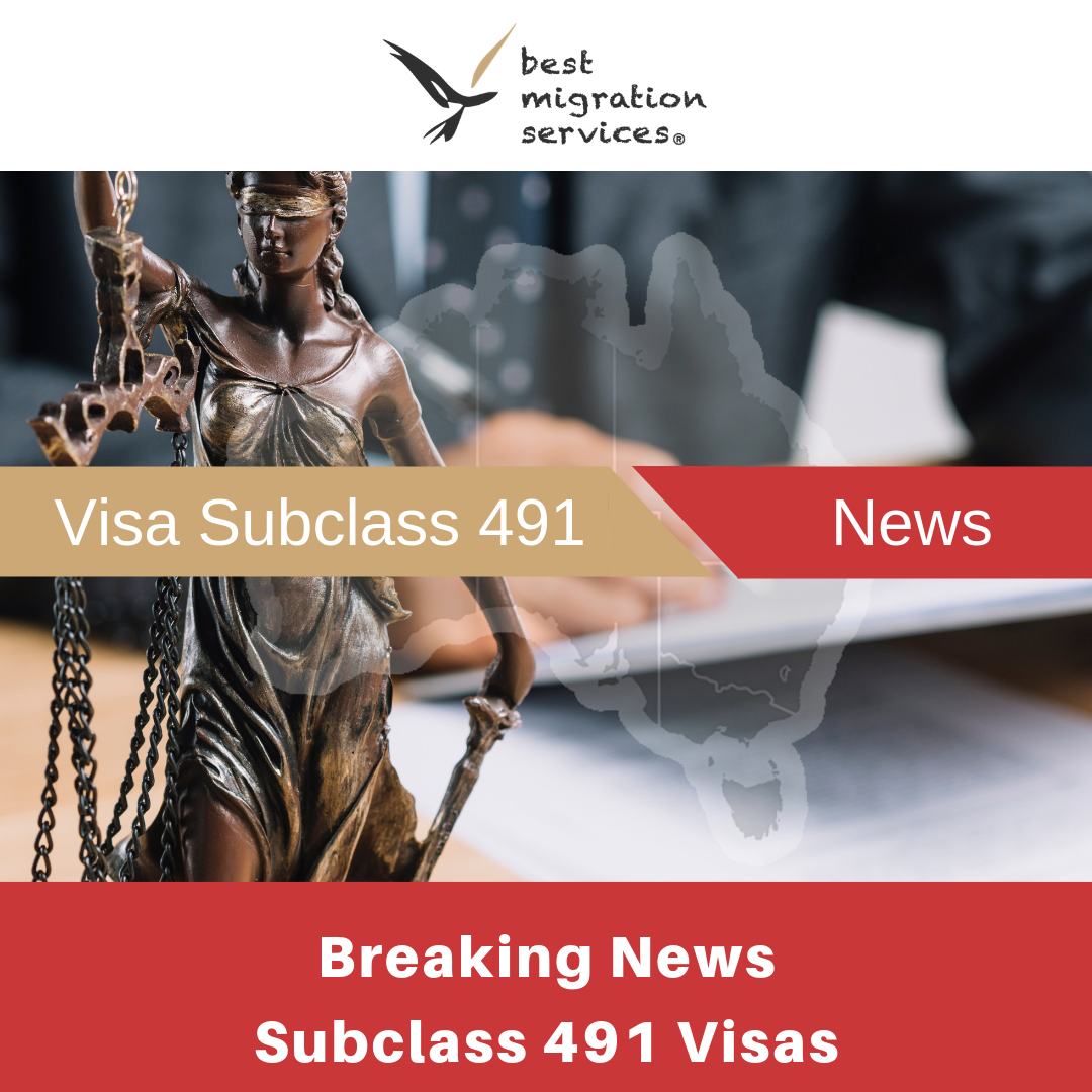 BMS - subclass 491 news